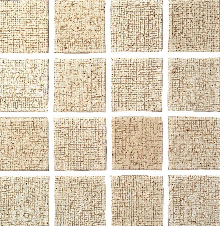 Fabric texture square glazed porcelain field tile