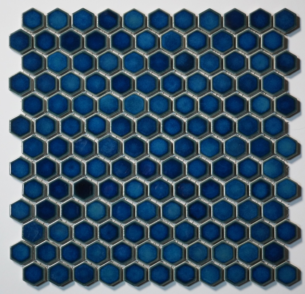 25mm glazed porcelain hexagon mosaic