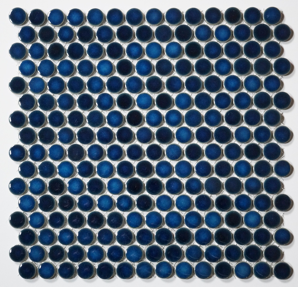 19mm glazed porcelain penny round mosaic