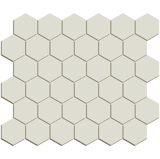 Tilehaus solid color - 2" hexagon unglazed porcelain field