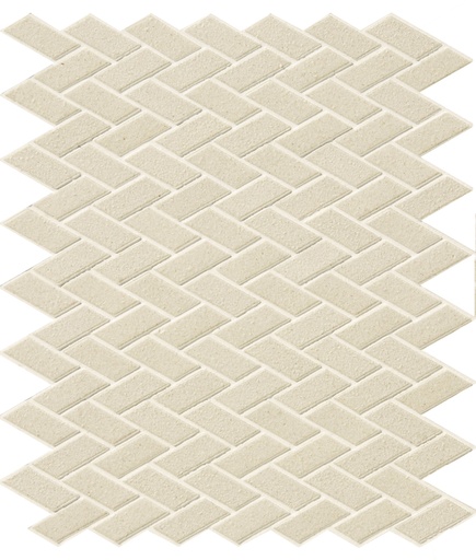 Herringbone unglazed mosaic field - 1 color pattern
